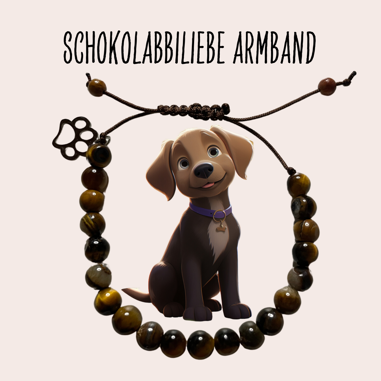 Schokolabrador-Liebe Armband