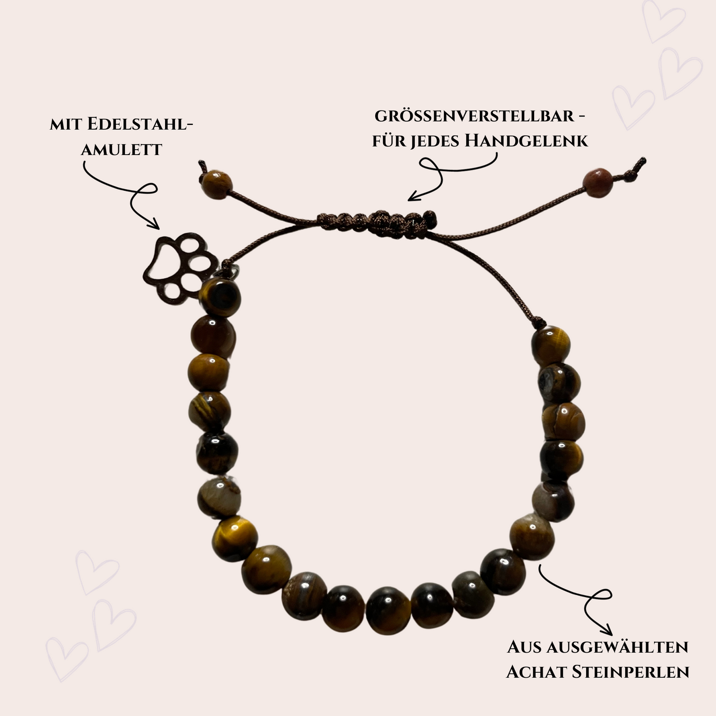 Schokolabrador-Liebe Armband